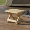 Folding Wooden Stool SpaceSaving Portable Wood Lightweight Small Chair for Picnic,