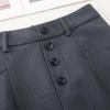 Petite Women's High-Waisted Midi Skirt - 2025 Spring/Autumn Straight Suit Bodycon Style