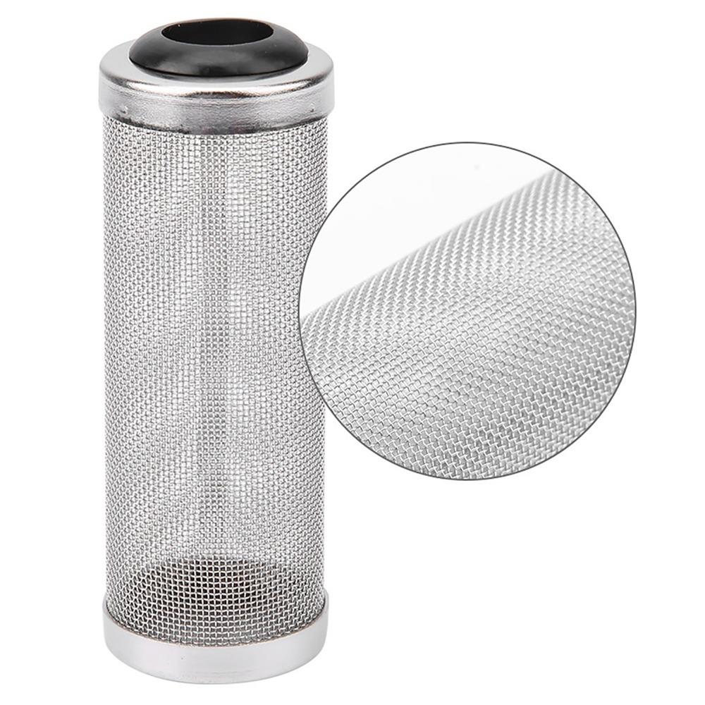 Stainless Steel Mesh Aquarium Filter Net silicone Metal Prefilter Tube Filter Case Cover Mesh Tube Net Cover Shrimp Filter Guard