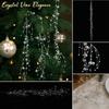Christmas Tree Bead Garland Strand Wreath for Holiday Decoration - 2M Beaded Strand