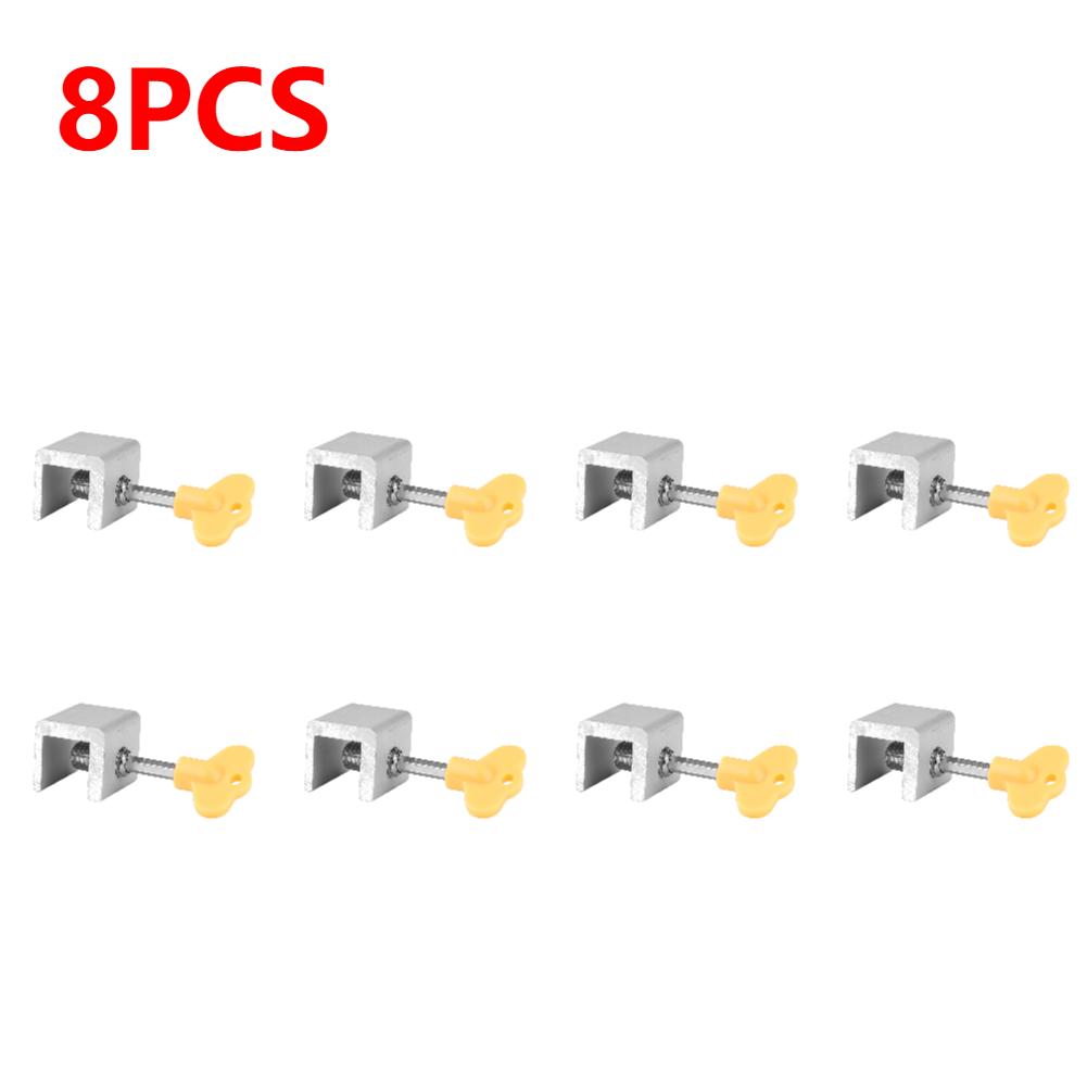 1-10 SZT Blokada Okna Przesuwnego Stoper Zabezpieczający Drzwi Antykradzieżowy Bez Montażu Stopery ze Stopu Aluminium Zamki Bezpieczeństwa dla Dzieci Zwierząt