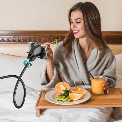 360° Adjustable Lazy Stand Mobile Phone Holder Universal Smartphone Clamp 60cm Claw Clip Flexible Rod Articulate Support Bracket