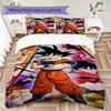Son Goku 3pcs Bedding Set, Digital Printed Duvet Cover, No Insert, Kids Gift, Large Size -HYQ17
