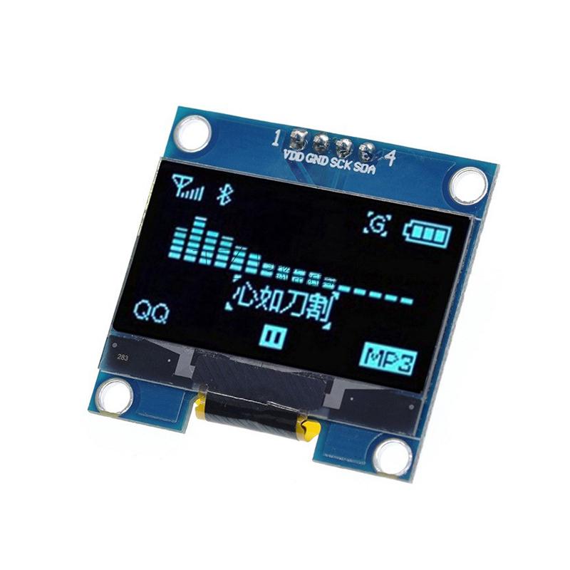 1 Stück 1,3 Zoll OLED-Modul Spi/Iic Kommunikation Weiß/Blau Farbe 128x64 1,3 Zoll OLED LCD LED-Display-Modul 1,3" OLED-Modul