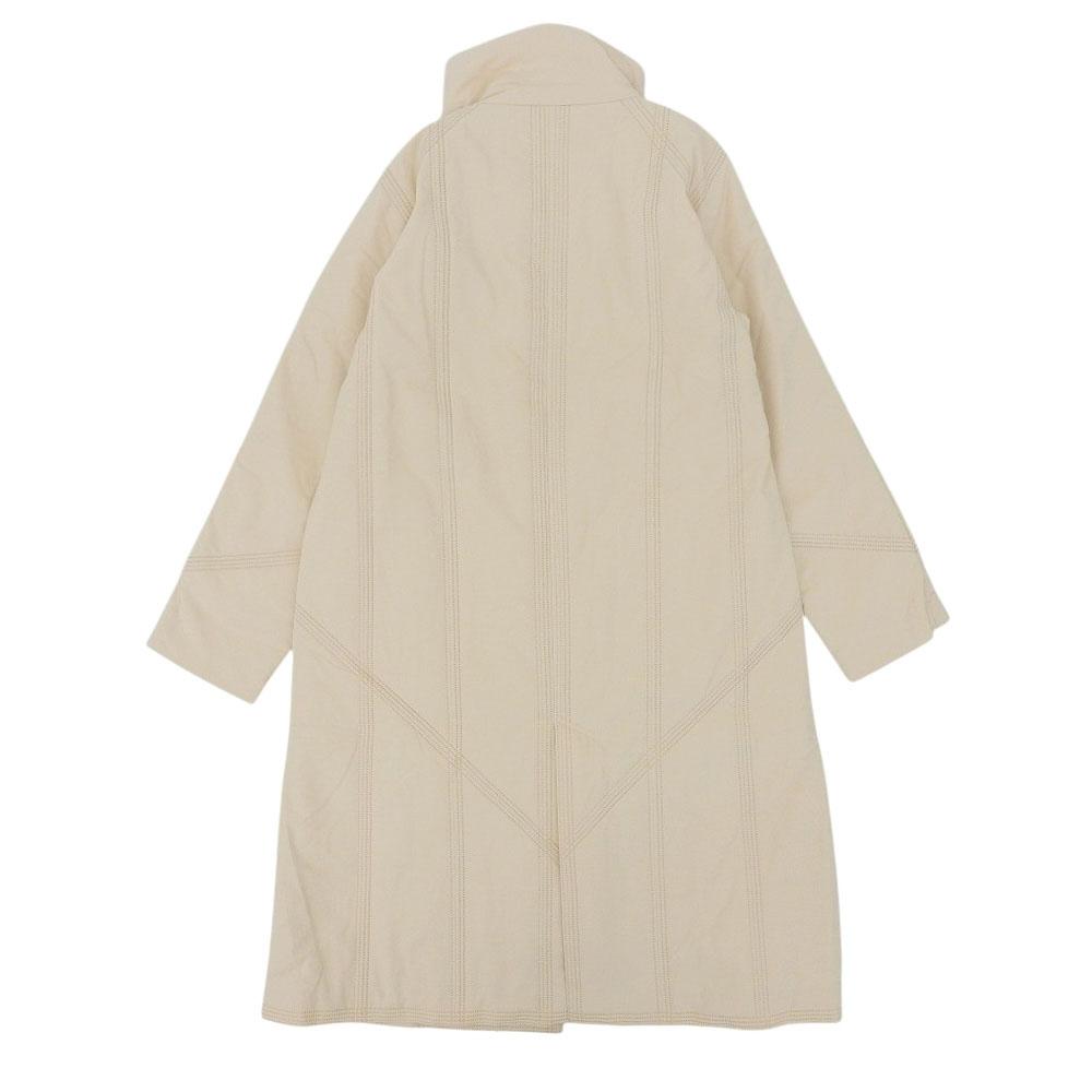 PLEATS PLEASE Quilted Coat Coat Women's Polyester Beige 4 PP74-ZA872 07AW coat 4 beigeUsed