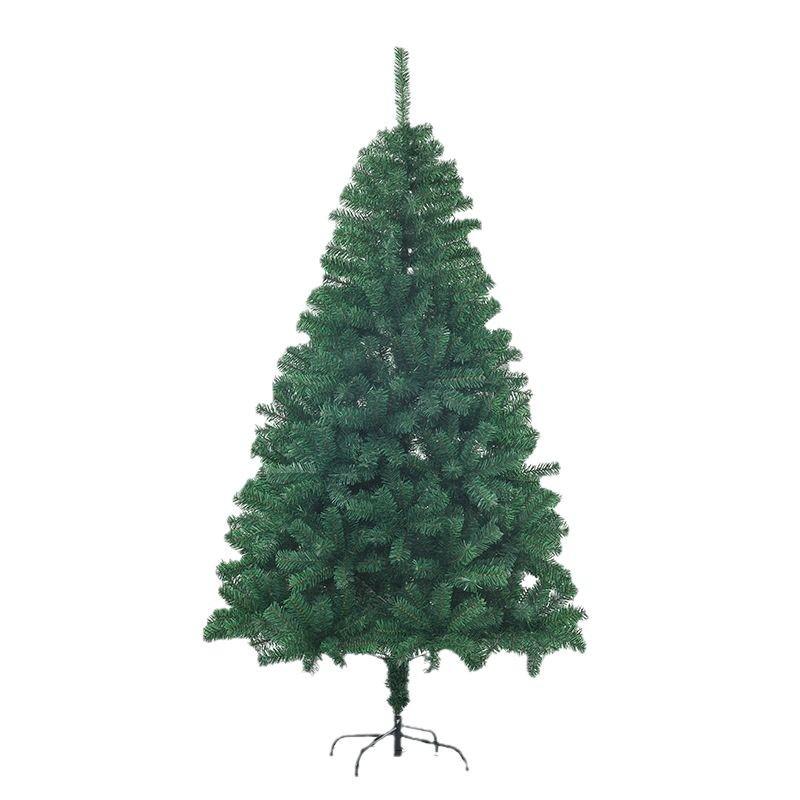 Encrypted PVC Green Christmas Tree, Artificial Simulation with Decorations in Stock