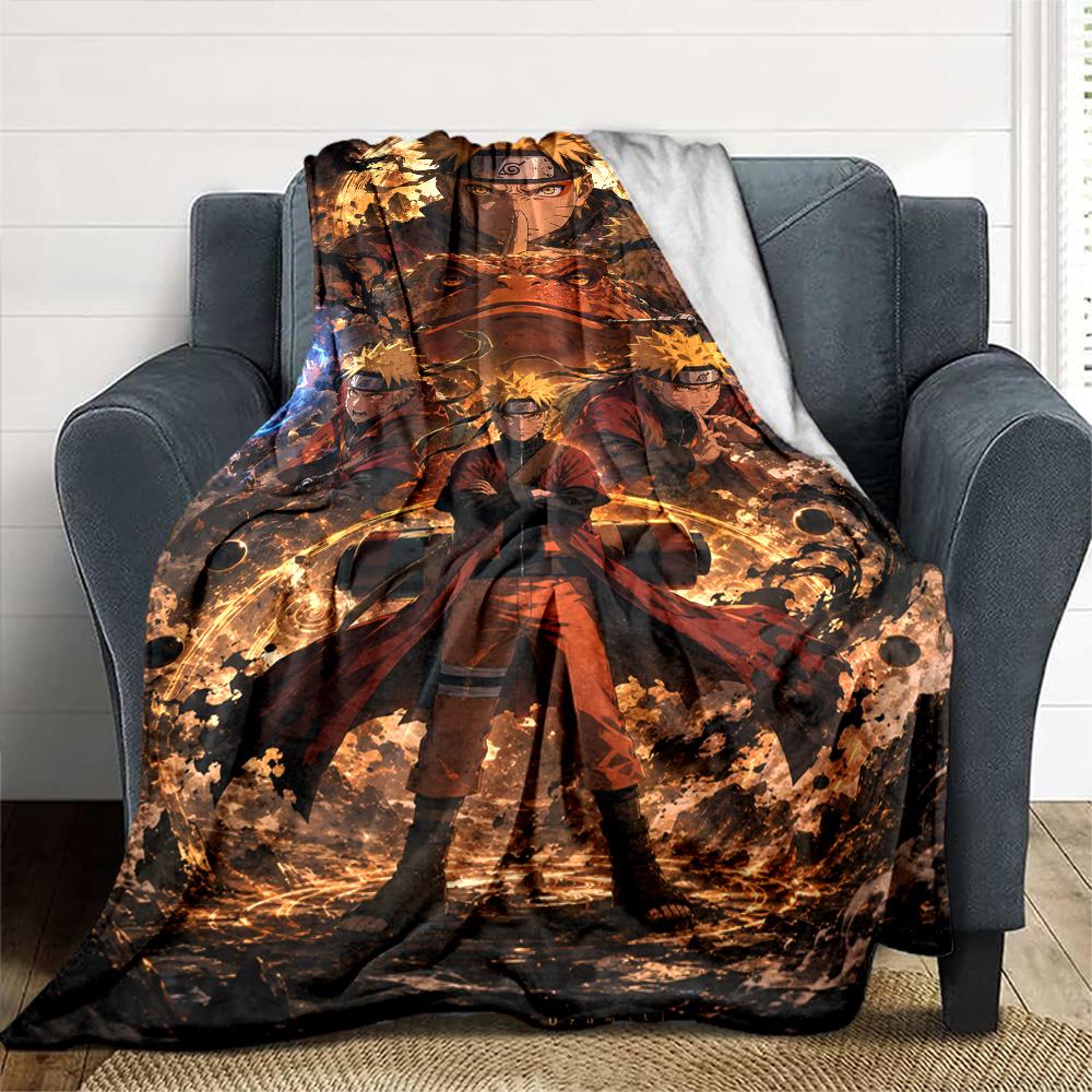 Naruto Blanket Soft Cozy Perfect for Bedding Picnics Bed for All Seasons Modern Birthday Christmas Gift Blanket