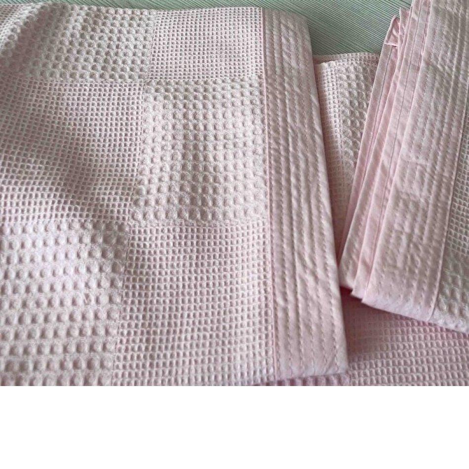 100 % Baumwolle, King-Size-Größe, 240 x 260 cm, Mehrzweck-Tagesdecke, Piqué-Sommerdecke, Sommerdecke