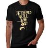 Unisex bomulls Jethro Tull Grafisk T-skjorte Vintage Rockeband Trykk Kort Erme Avslappet T-skjorte for Musikkfans
