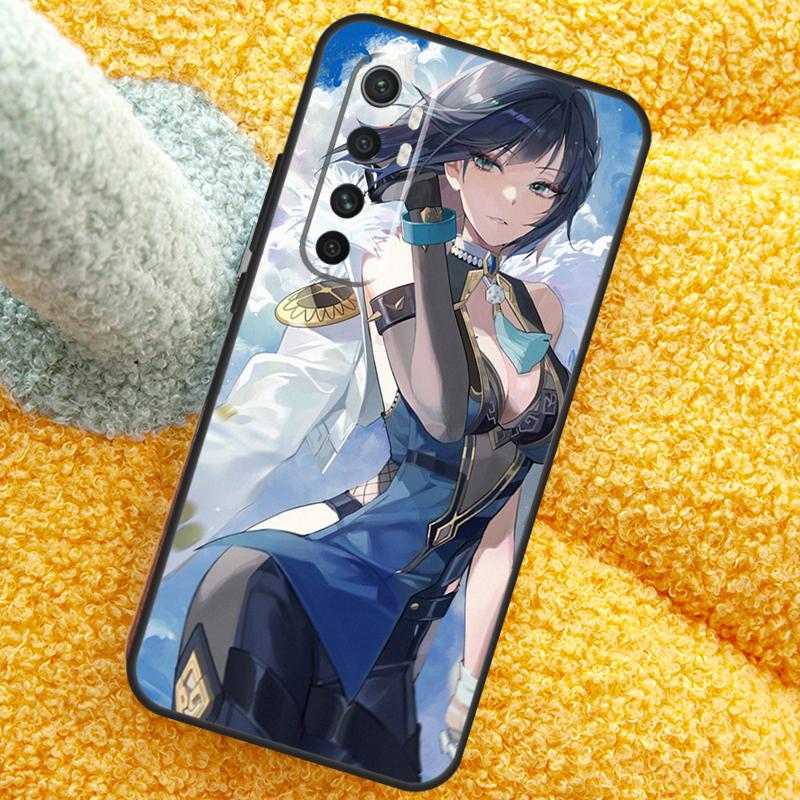Genshin Impact Yelan Case For Xiaomi 15 14 Ultra 13T 14T 15T 17 Pro Max Cover For POCO X7 F8 Pro X3 X5 X6 F5 F6 F7