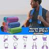 Quick Drying Cooling Towel Breathable Bath Beach Towel Portable Yoga Swimming Gym Towel  Summer