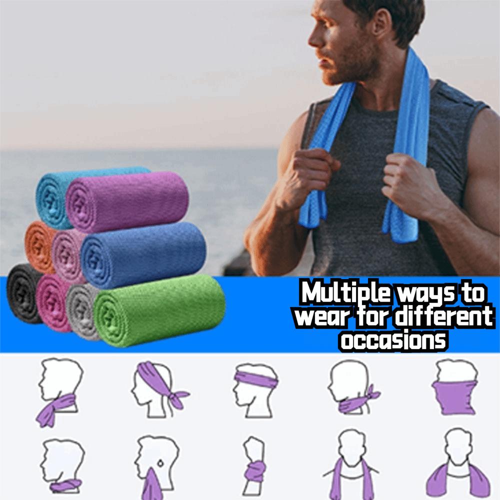 Quick Drying Cooling Towel Breathable Bath Beach Towel Portable Yoga Swimming Gym Towel  Summer
