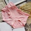 9908 Mid-Waist Ice Silk Women's Underwear - Solid Colors