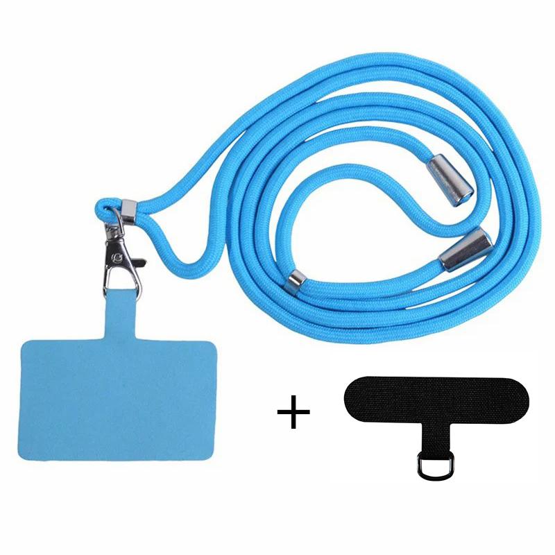 Universal Adjustable Mobile Phone Lanyard Strap Hanging Rope Neck Straps Anti-lost Cord Cell Phone Accessories for iPhone 13 14