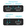 HDTV Adapter One Input To Two Outputs 4K 1080P Display Duplicate HDMI Splitter Switcher 1 In 2 Out For DVD PS4 Xbox