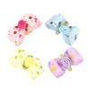 20Pcs Dog Hair Bowknot with Elastic Band Pet Puppy Teddy Grooming Hair Accessories Random Color