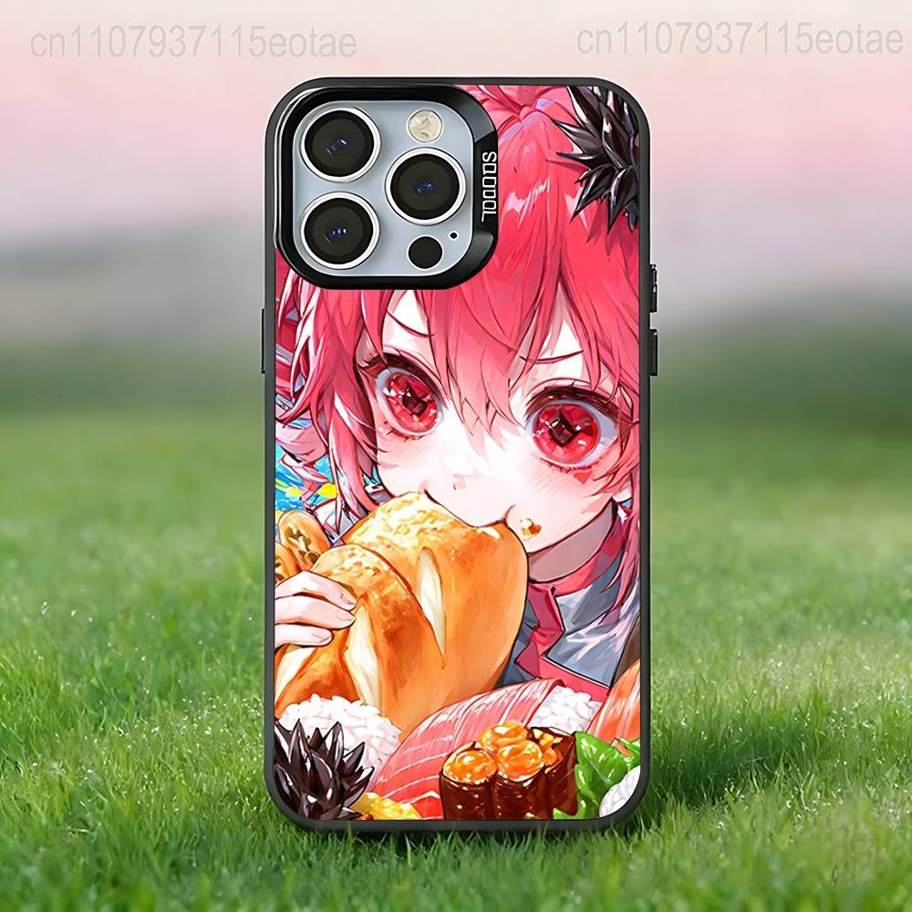 

Fukouna Girl K-Kasane T-Teto Black Phone Case Compatible with iPhone 17 16 15 14 13 12 11, Pro, Max, Plus, E, Air, Mini iPhone12