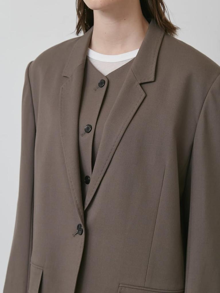 suit jacket 16WFJ254021MOC1 [Styling] Single-breasted