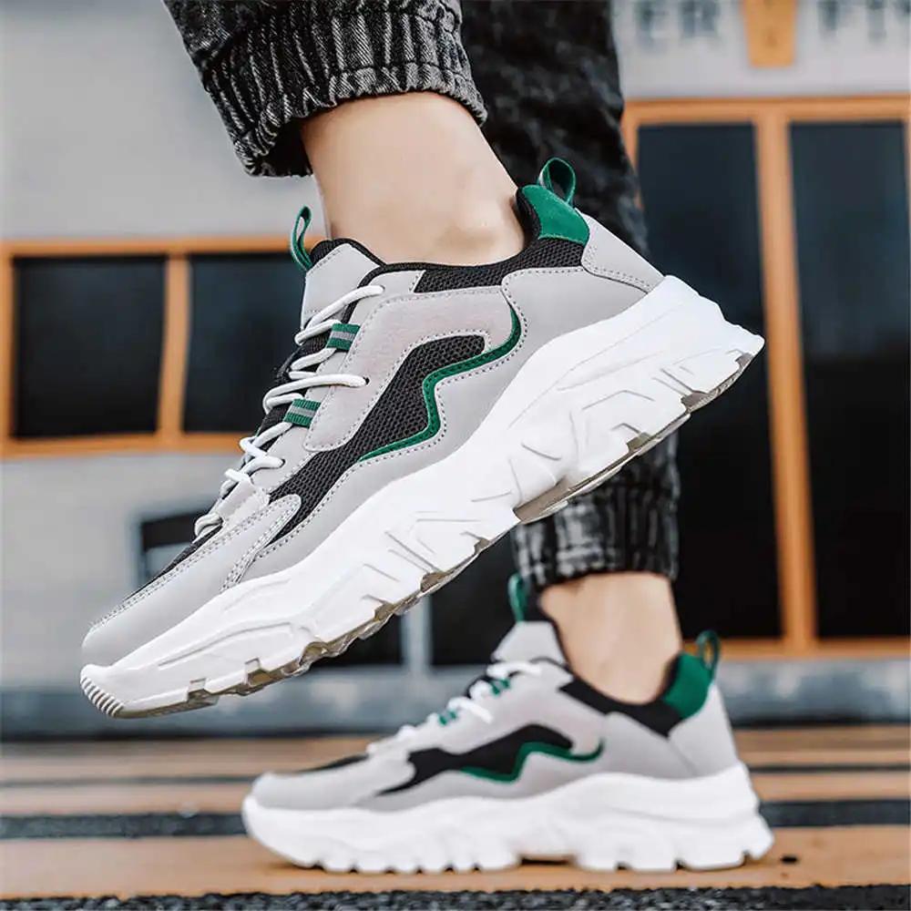 Mode Plateau Durchbrochen Herren Laufen Freizeit Echte Herren Sportschuhe Sneaker Weiß Herren Krasovki Top Qualität Hochwertige Marke Luxus