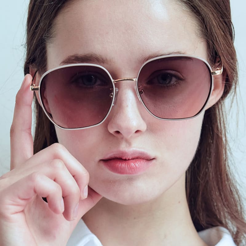 RECLOW RECLOW E604 BEIGE Sunglasses