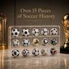 KNK Mini Football Design Evolution Collection Set 1970-2026 Historical Tournament Inspired Soccer Ball Mini Soccer Fans, Sports Enthusiasts