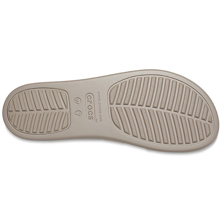 Crocs Lightweight Breathable Non-Slip Slide Sandals Women Footwear Pink Brown 207431-6RL