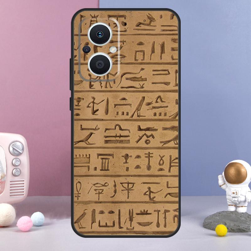 

Чехол Египетские Иероглифы Для OPPO Reno 8 Lite 11F 12F 13F 14F 10 11 12 13 14 Pro OPPO Find X9 X5 X6 X8 Pro Чехол OPPO Reno12
