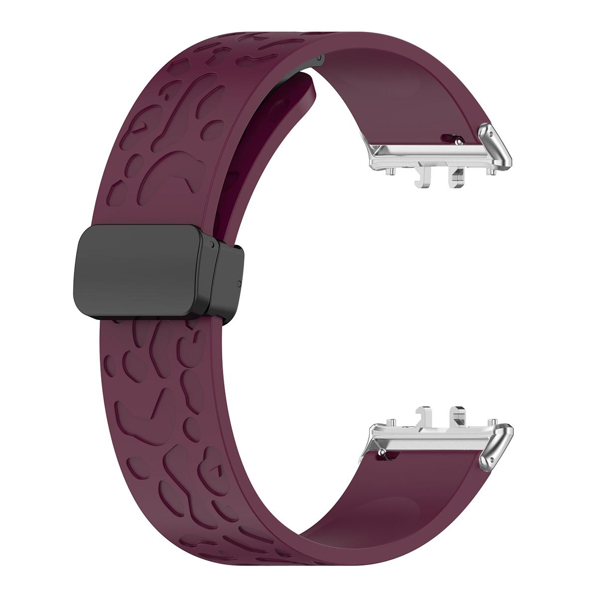 

Силиконовый спортивный ремешок для Samsung Galaxy Fit3 Магнитная складная пряжка Браслет для Samsung Watch Fit3 Аксессуары для умных часов Новый for Galaxy Fit 3