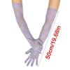 2 paires de Gants Longs en Dentelle Transparente pour Mariage Femmes Mitaines Courtes Fantaisie en Tulle pour Spectacles sur Scène