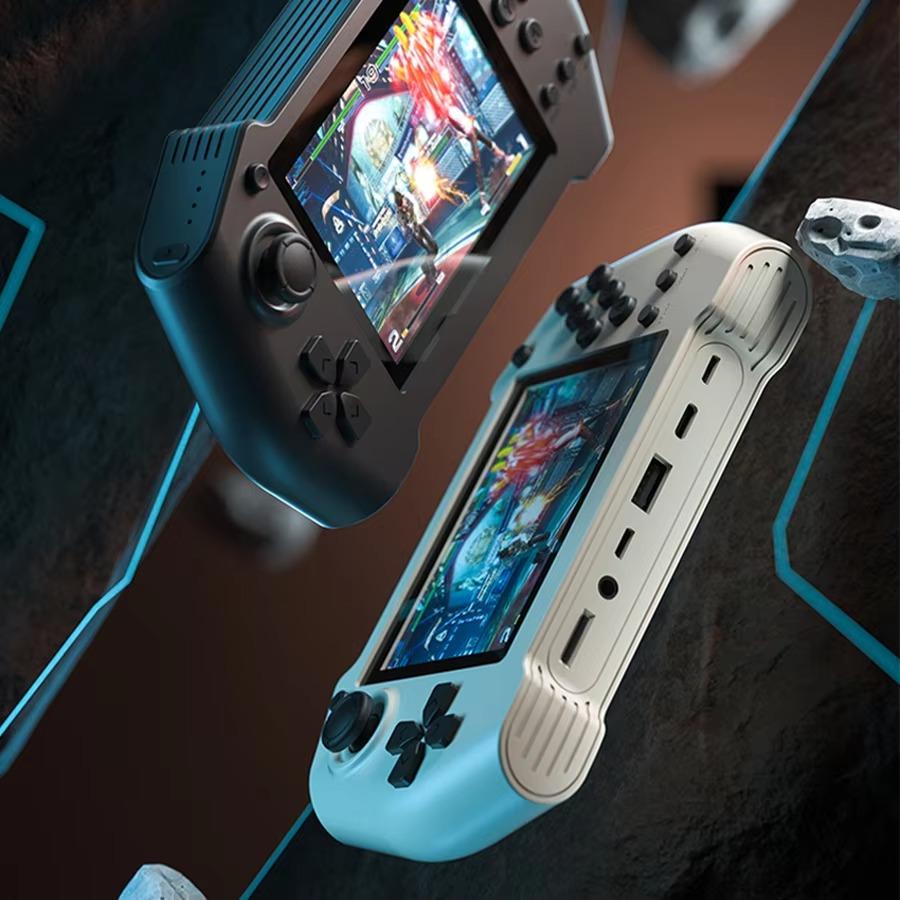 DY14 Arcade Game Machine, 3.5 Inch, Treasure Charging, Portable, Mobile Power Comes with Two-Wire Game Power Bank