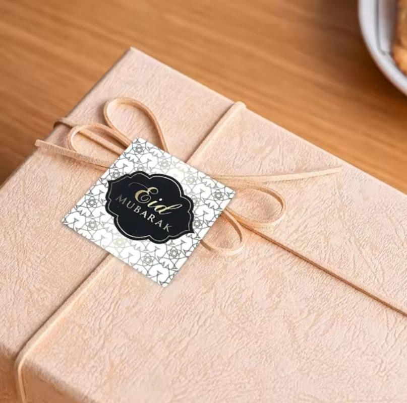1-5Rolls Ramadan Kareem Eid Mubarak Paper Stickers Gift Packaging Seal Stickers Islam Muslim Home Decoration Ramadan Gift Label