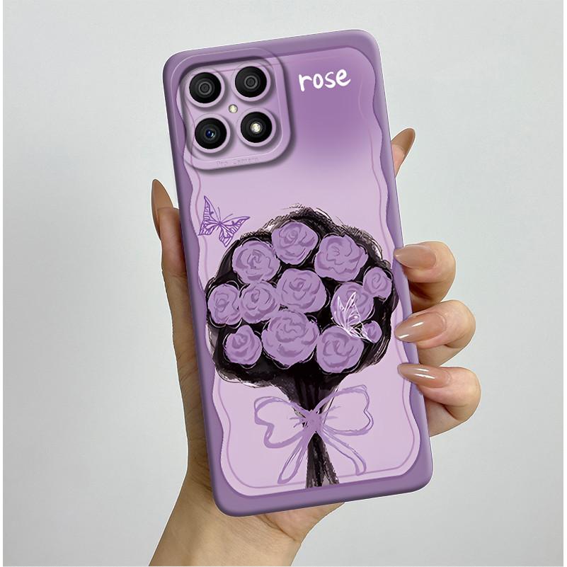 Phone Case For Honor X8 4G Case Aesthetic Luxury Protective Full Coque HonorX8 Soft Silicone Funda For Honor X 8 X8 Back Cover