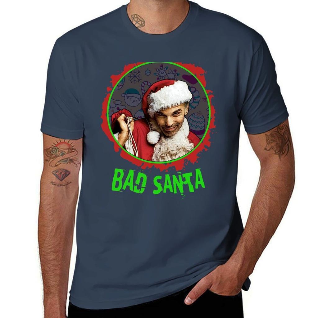 Bad Santa Tshirt T Shirts For Unisex Cotton Soft Unisexs Graphic T Shirts Tshirt