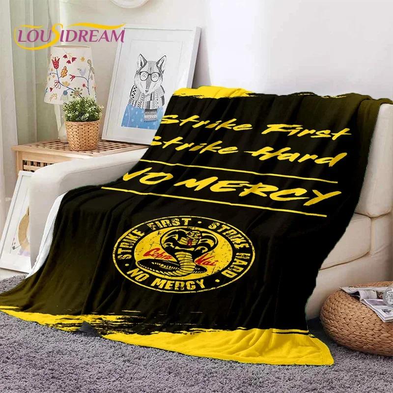 3D Cobra Kai Classics TV Amanda Karate Soft Flannel Blanket for Beds Bedroom Sofa Picnic,Throw Blanket for Cover Outdoor Leisure