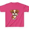 Cartoon Puppy Kids T-Shirt | Little Puppy Dog Tee | Kids Best Friend Shirt | Cute Pup Graphic Kids Top | Personalized Dog Lover Gift