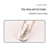 Rose Gold Flat Edge Stainless Steel Nail Clippers - Portable, Anti-Splash Manicure Tool