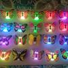 3D Double-layer Butterfly Wall Decal Butterfly Luminous Small Night Light LED Luminous Bedroom Light Festival Scene Layout
