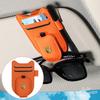 AAOO1 Car Sunglasses Clip Sun Visor Glasses Holder Card Holder for Porsche Cayenne Macan 718 Cayman Boxster Panamera Auto Accessories
