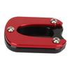 Motorcycle Kickstand Pad Aluminium Alloy Sidestand Foot Rest Replacement for Enfield Meteor 350 2021‑2023 Red