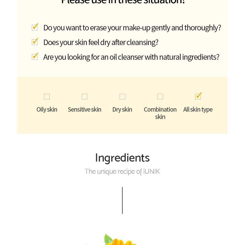 IUNIK Calendula Complete Cleansing Oil Mini