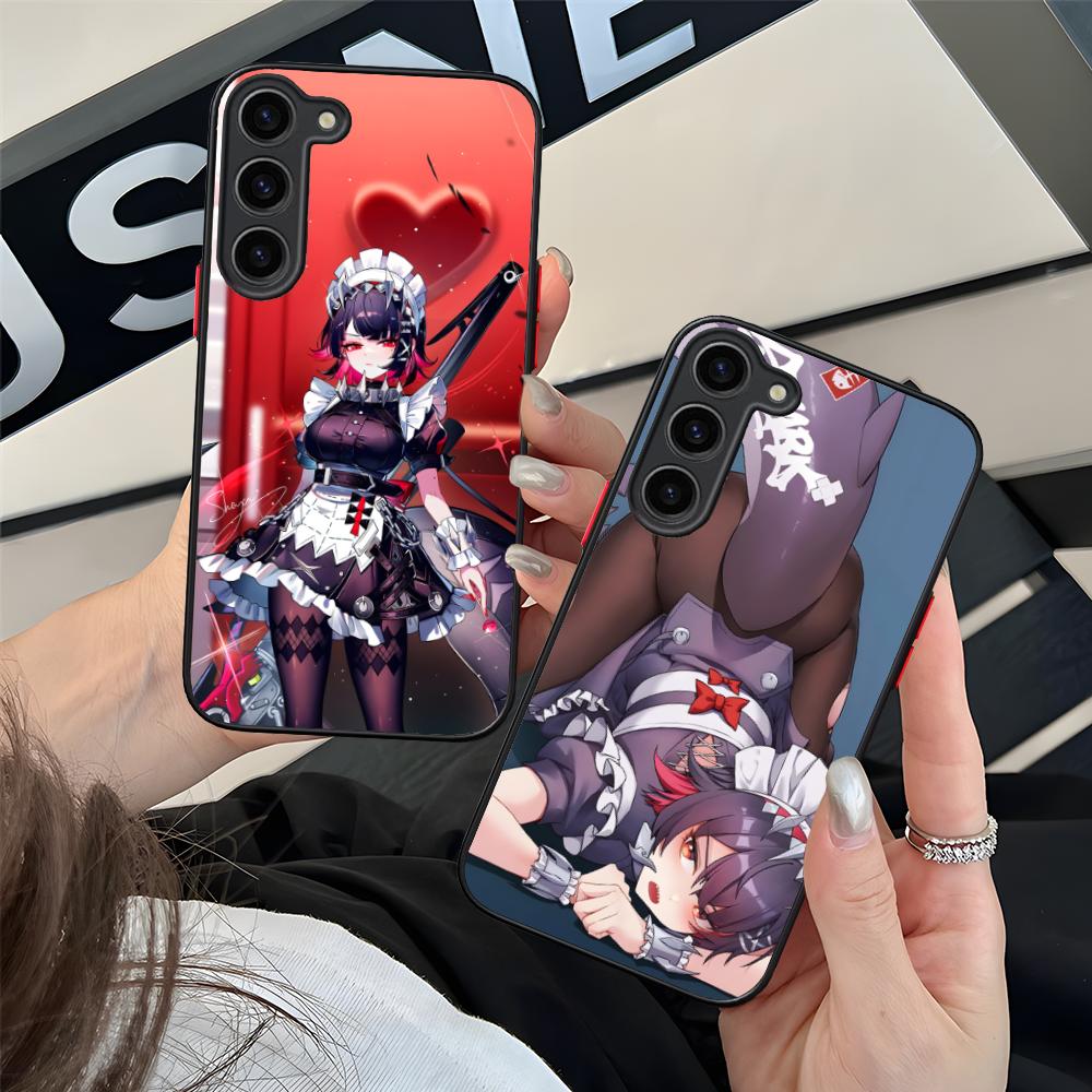 Zenless Zone Zero Ellen Joe Phone Case for Samsung Galaxy S25 S24 S23 S22 S21 Plus FE Ultra Colour Silicone Protective Pretty