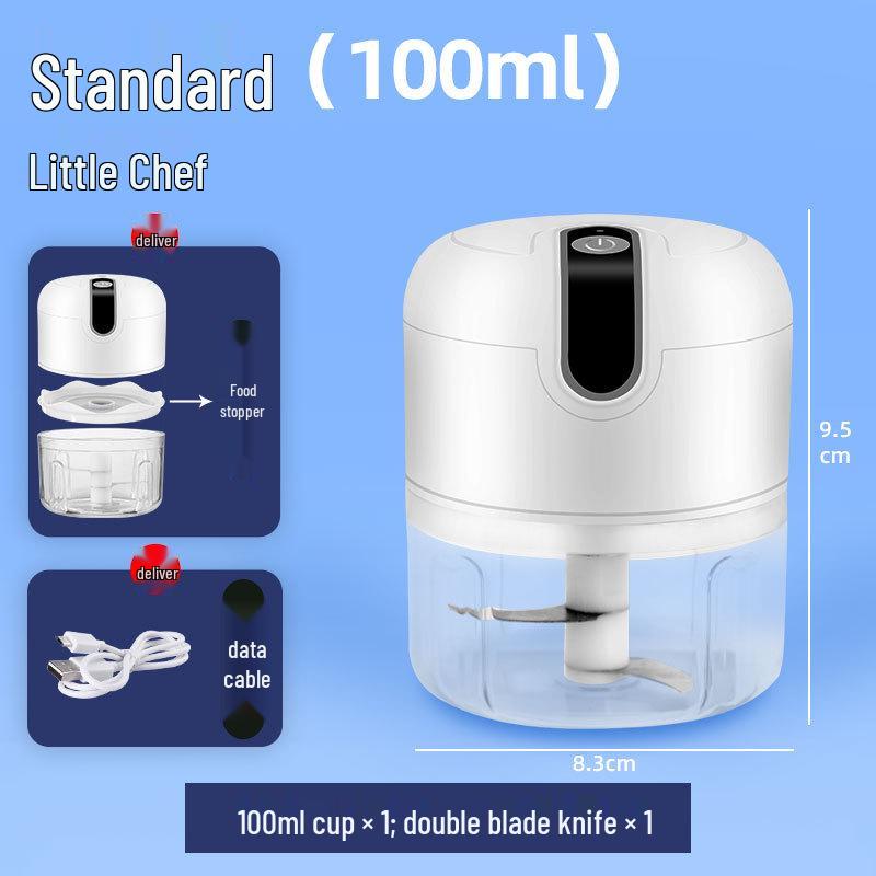 Wireless Electric Garlic Processor: Mincer, Peeler, Stirrer, Press, and Paste Maker