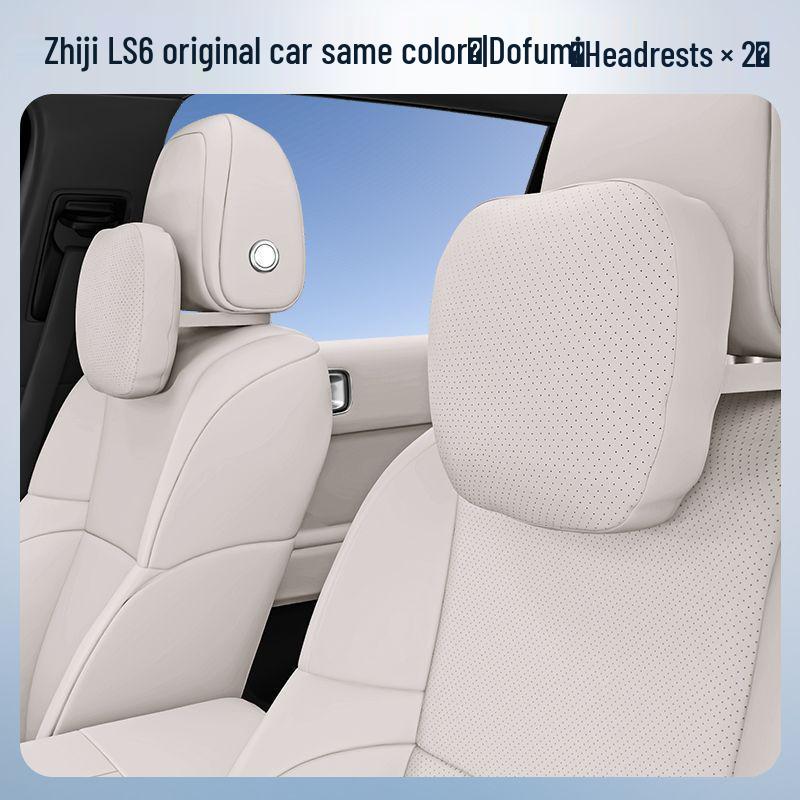 Zeekr LS6 Headrest Lumbar & Neck Support Pillow, Car Interior Essential.