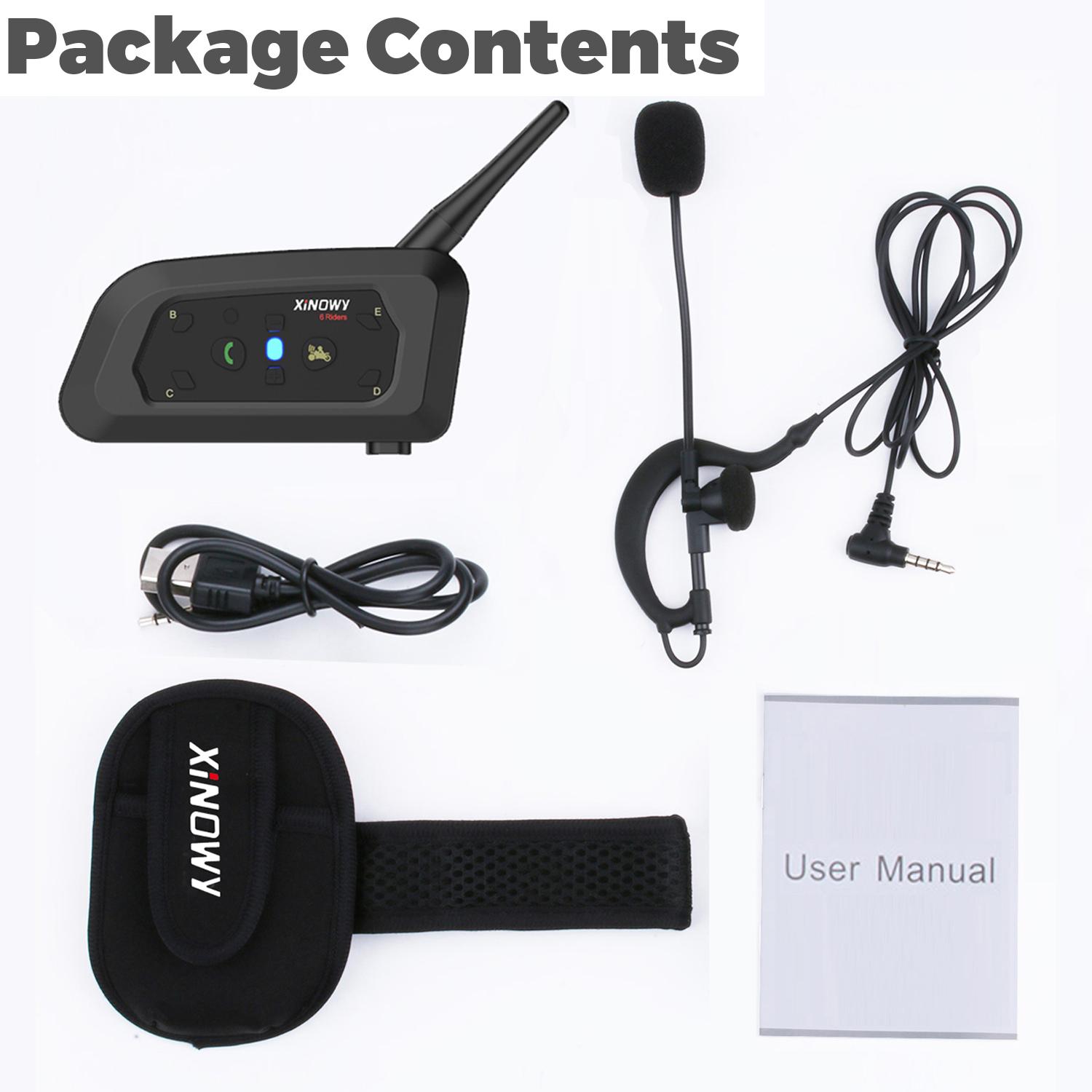 

XiNOWy V6C PRO Full Duplex 1200M Football 2 Судья Арбитраж Наушник Bluetooth Интерком Монофонические Наушники Гарнитура Наушники