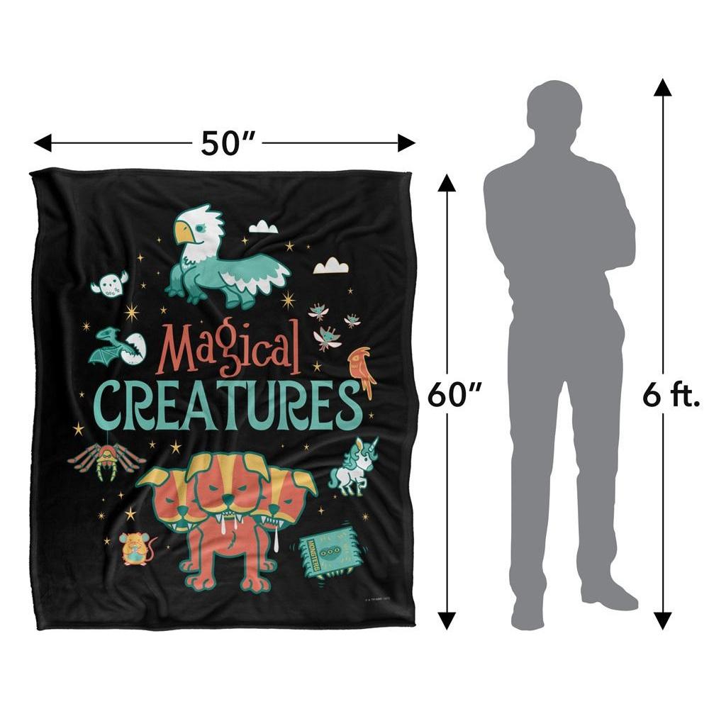 HARRY POTTER Magische Kreaturen Chibi Decke