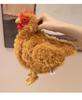 Grenzüberschreitende Simulations-Geflügel-Serie: Hahn, Henne, Truthahn, Schwarzes Huhn Plüschfiguren