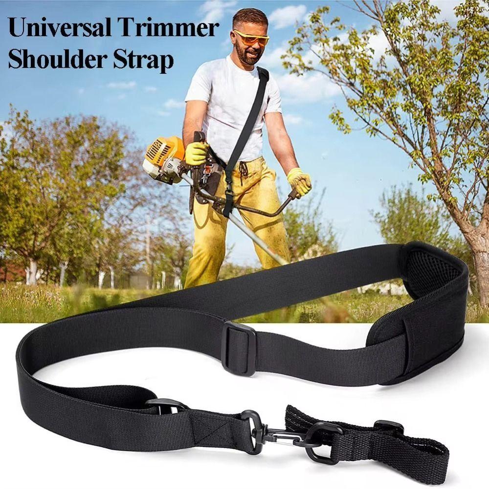 Nylon Belt Lawn Mower Harness Strap Adjustable Length Grass Brush Cutter Belt  for Garden