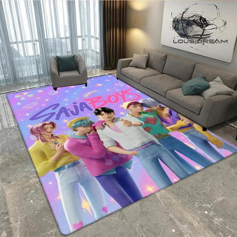3D KPop Demon Hunters Print Carpet Non-slip Carpet Outdoor Carpets Area Rug Home Bedroom Decor Rug for Bedroom Birthday Gift