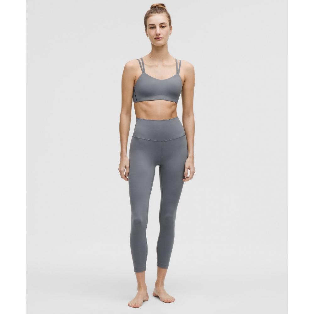 Lululemon Como uma nuvem BrA Light Support BC Cup solAr Cinza