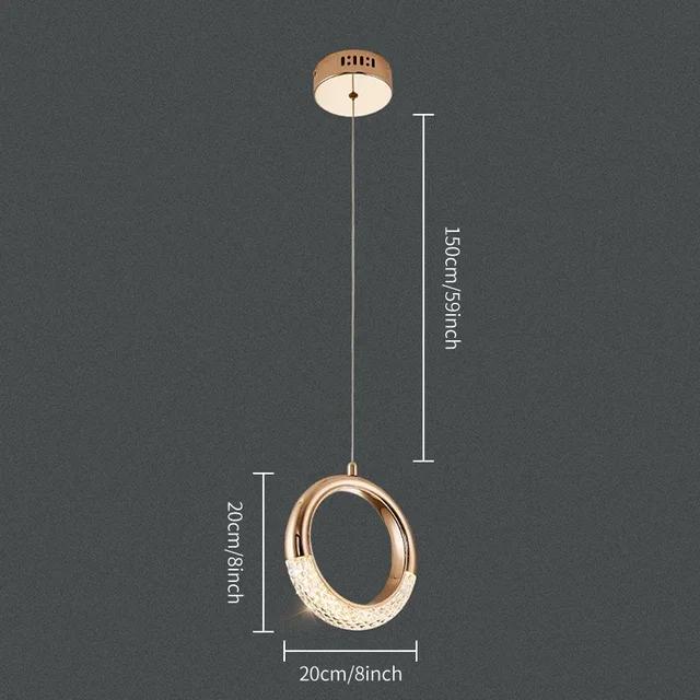Modern Luxury Simple Ceiling Chandelier Retro Metal Bedhead Living Room Main Dining Room Bedroom Pendant Light Led Home Decor